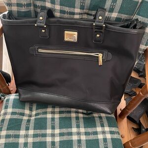 Kenneth Cole Reaction Black Bag with Gold Accents